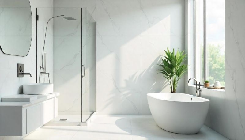 Elegant Corner Bathtub